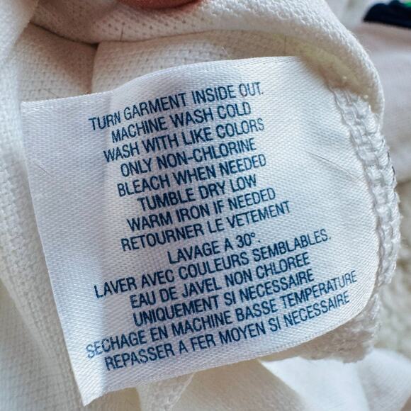 Polo Ralph Lauren Big Pony US Open 2012 Tennis Wht Pique Cotton Shirt Kids Large - Picture 8 of 8